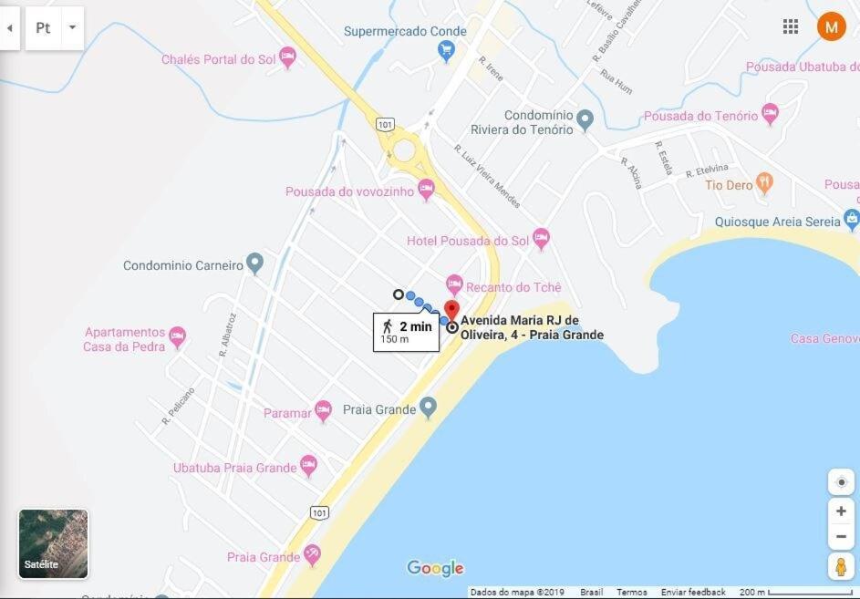 Bh4 - Bh4: Casa Com Piscina Ao Lado Da Praia Grande 乌巴图巴 外观 照片