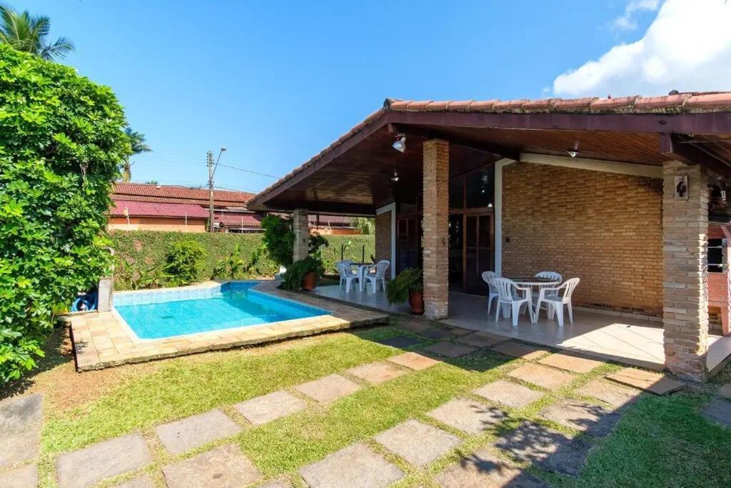Bh4 - Bh4: Casa Com Piscina Ao Lado Da Praia Grande 乌巴图巴 外观 照片